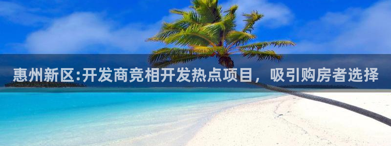 新宝5登录界面：惠州新区:开发商竞相开发热点项目，吸引购房者