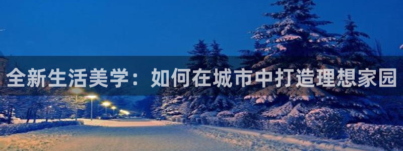 新宝5寻33 300球：全新生活美学：如何在城市中打造理想家