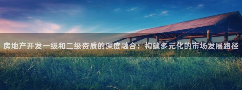 新宝5手机版：房地产开发一级和二级资质的深度融合：构建多元化