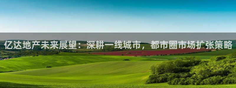 新宝5下载网址：亿达地产未来展望：深耕一线城市，都市圈市场扩