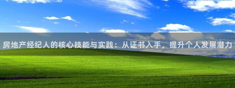 新宝5平台注册公司：房地产经纪人的核心技能与实践：从证书入手
