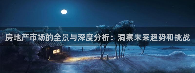 新宝5平台登录注册：房地产市场的全景与深度分析：洞察未来趋势