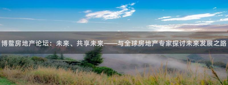 新宝 5测速：博鳌房地产论坛：未来、共享未来——与全球房地产