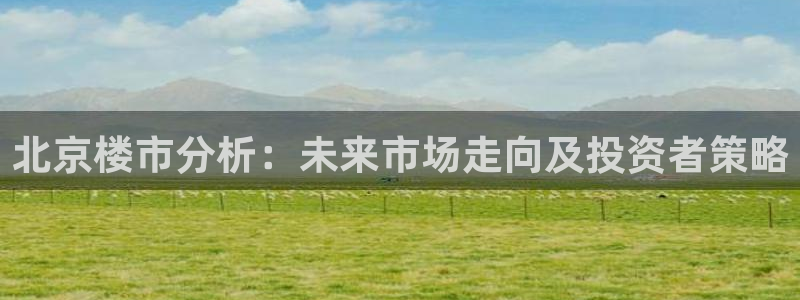 新宝5彩票平台登陆：北京楼市分析：未来市场走向及投资者策略