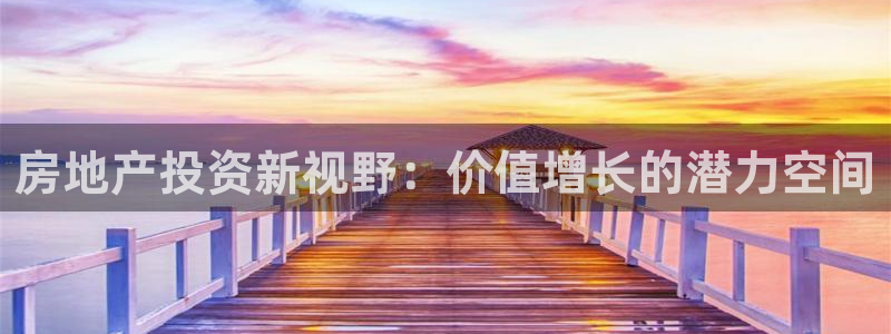 新宝5-：房地产投资新视野：价值增长的潜力空间