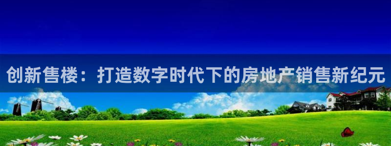 新宝5黑彩：创新售楼：打造数字时代下的房地产销售新纪元