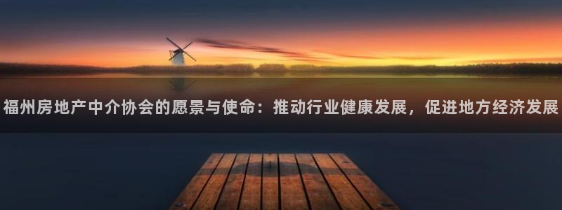 新宝5官网平台：福州房地产中介协会的愿景与使命：推动行业健康