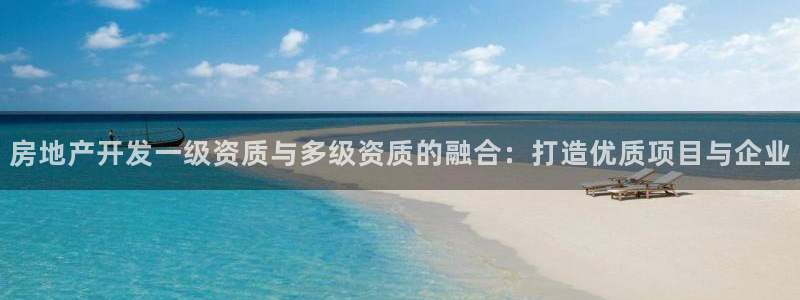新宝5地址：房地产开发一级资质与多级资质的融合：打造优质项目