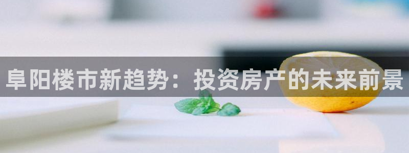 新宝5天：阜阳楼市新趋势：投资房产的未来前景