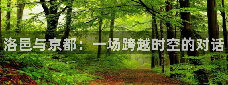 新宝5平棋牌：洛邑与京都：一场跨越时空的对话