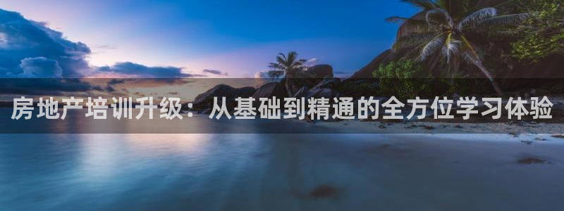 新宝5登录霸：房地产培训升级：从基础到精通的全方位学习体验