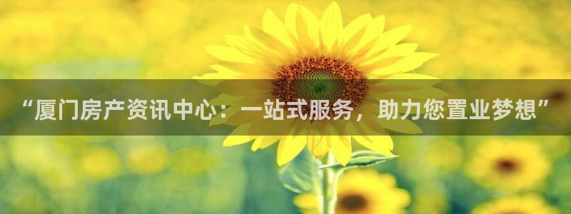 新宝xb5：“厦门房产资讯中心：一站式服务，助力您置业梦想”