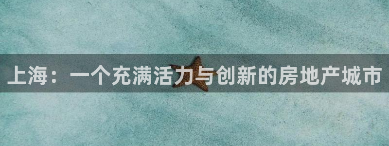 新宝5挂机：上海：一个充满活力与创新的房地产城市