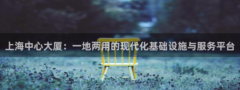 新宝5注册霸：上海中心大厦：一地两用的现代化基础设施与服务平