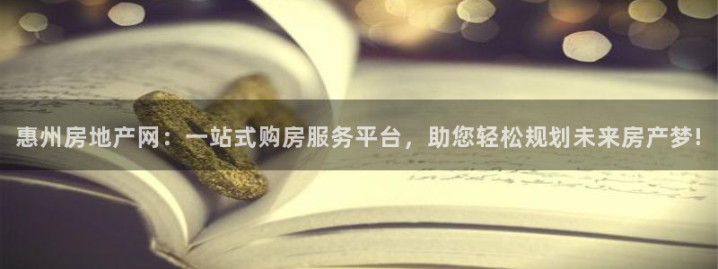 新宝5什么时候上市：惠州房地产网：一站式购房服务平台，助您轻