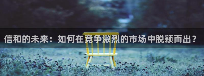 新宝5寻33 300球：信和的未来：如何在竞争激烈的市场中脱