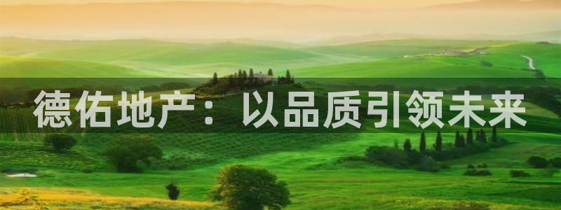 新宝5娱乐登录：德佑地产：以品质引领未来
